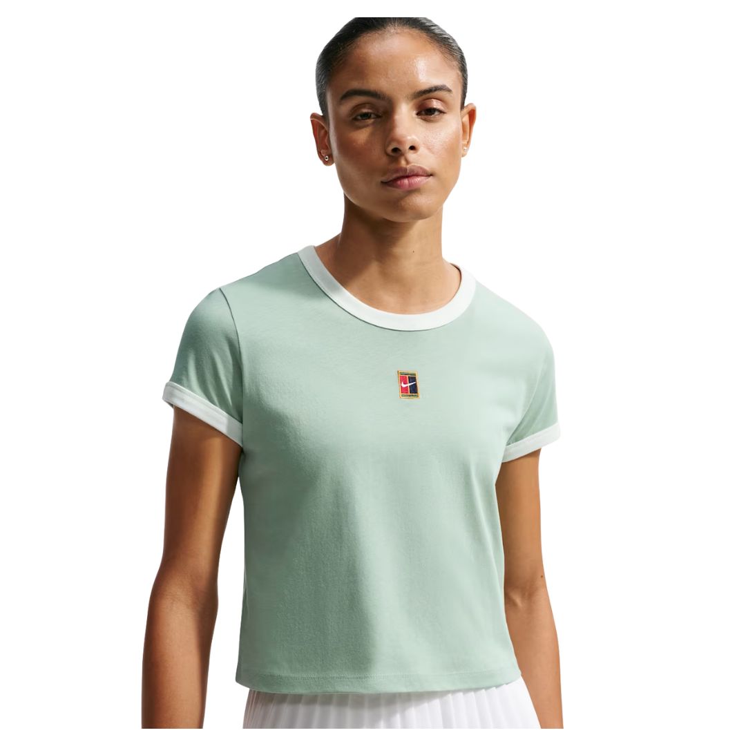 Nike Heritage Women T-shirt Steam/Barely Green- Padeltøj