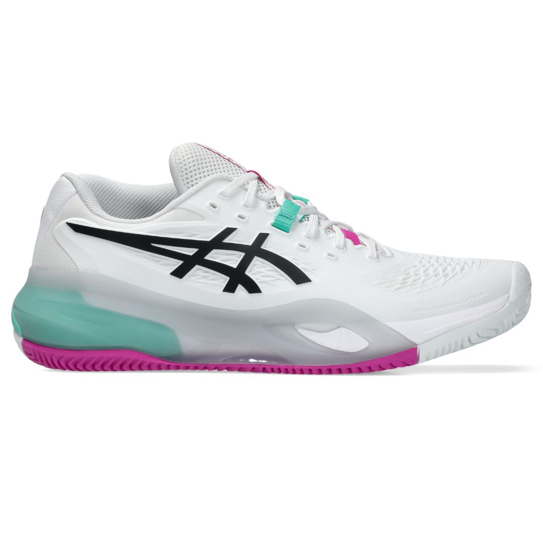 Asics Gel-Resolution X Clay White/Aurora Green- Padelsko- Padelsko