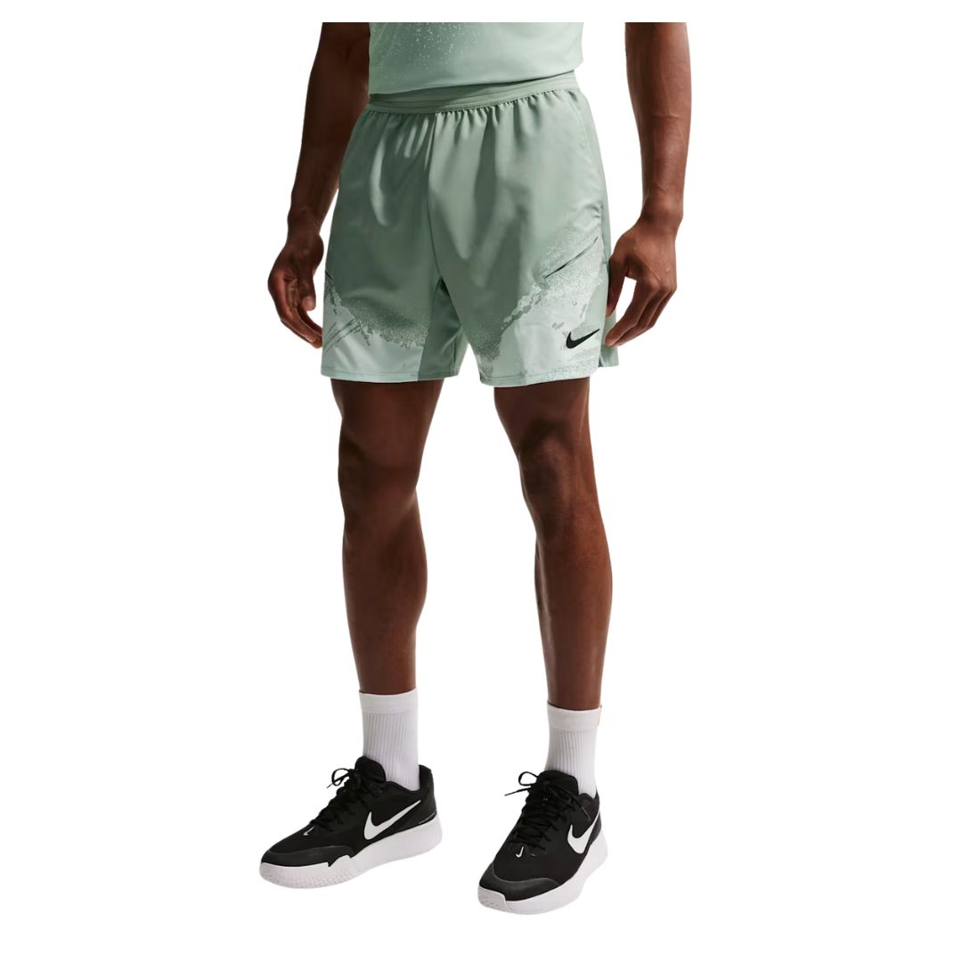 Nike Court Slam Dri-FIT Shorts Steam/Barely Green- Padeltøj