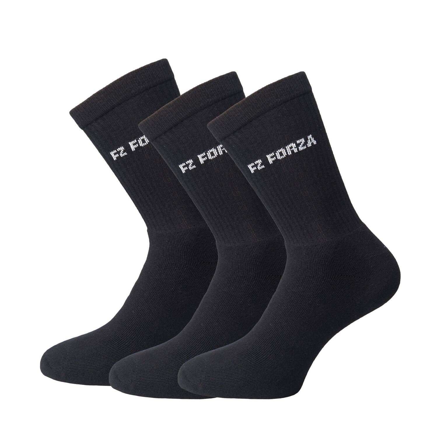 Forza Classic Socks 3-pack Black - Badmintonbekleidung