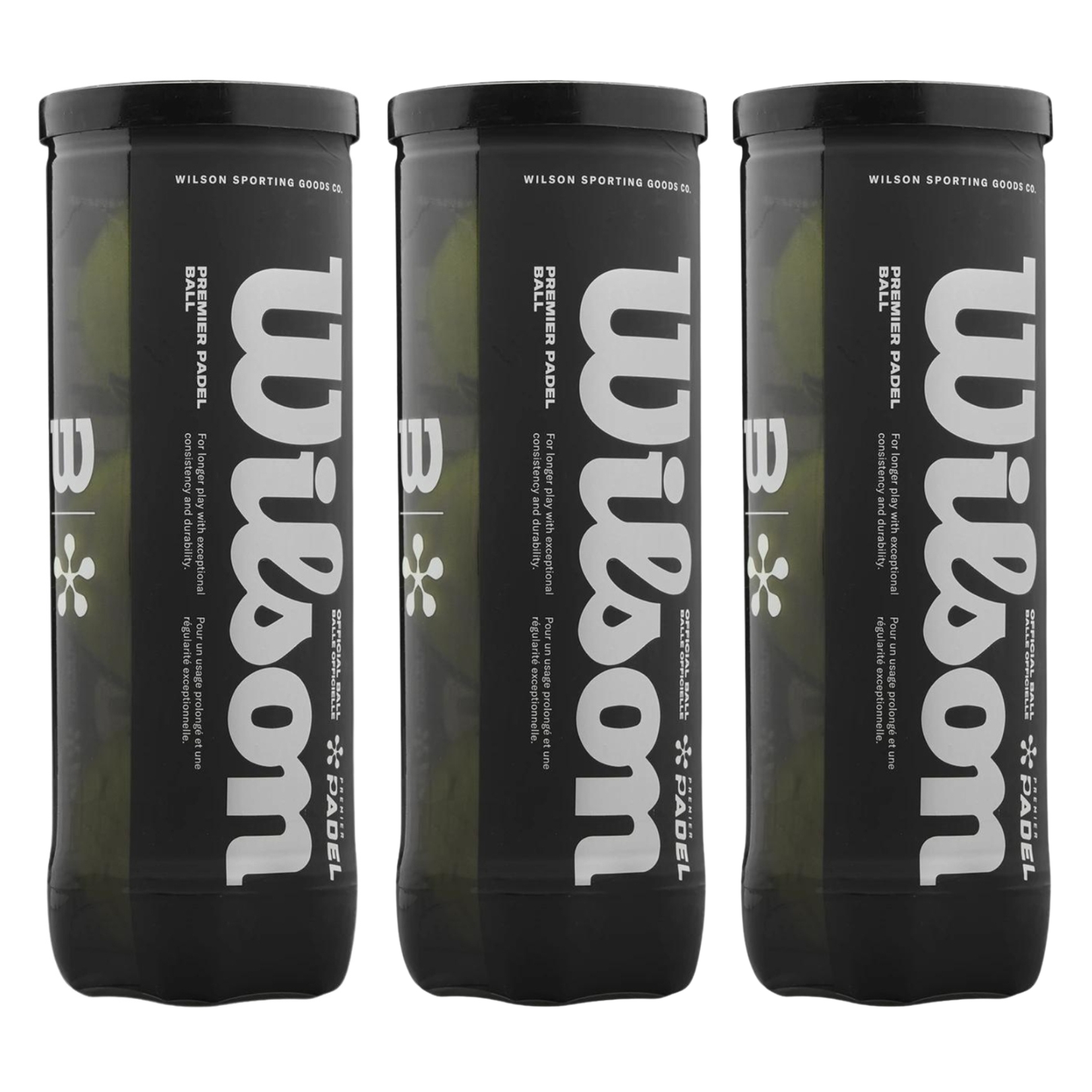 3x Wilson Premier Padel - Padel Bolde