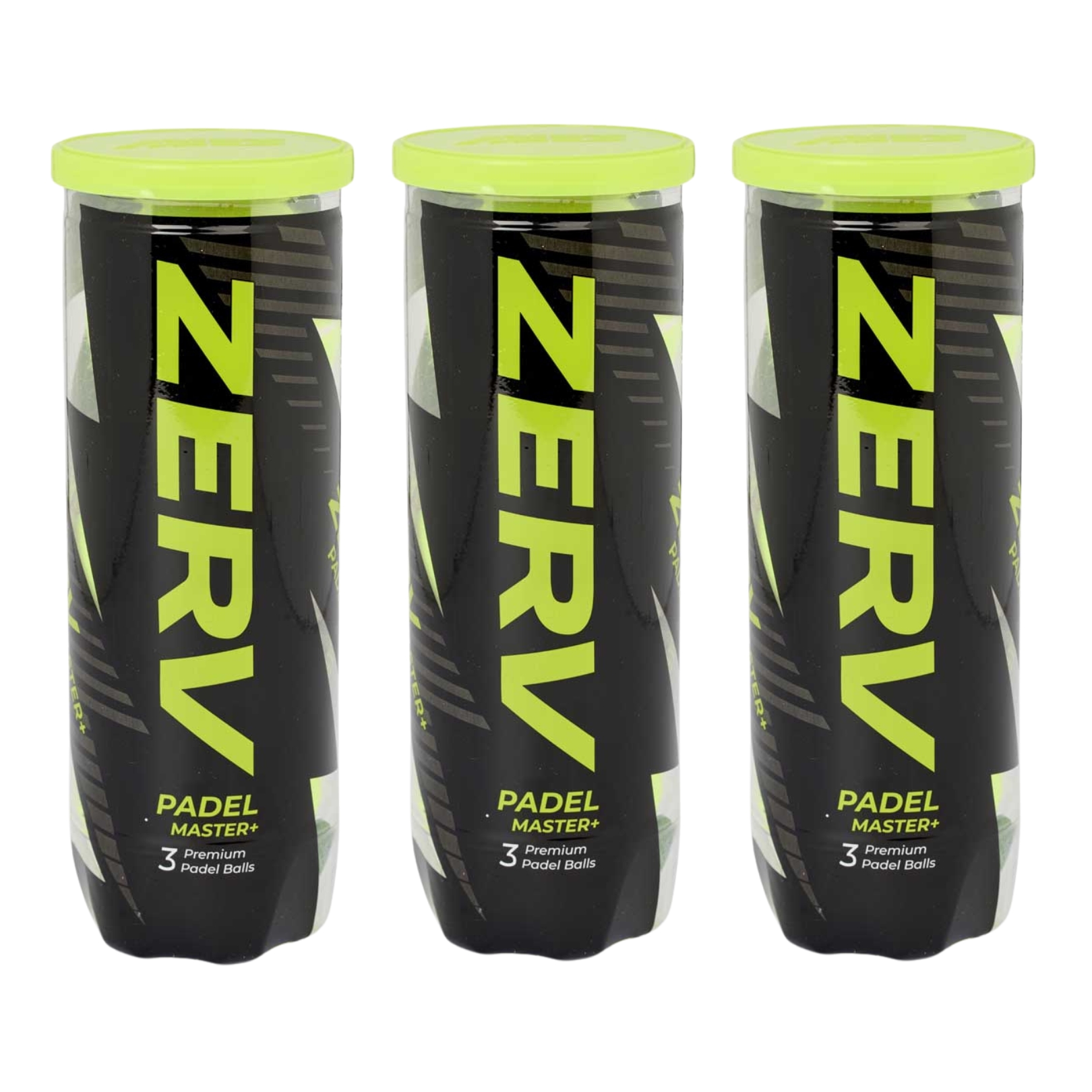 3x ZERV Padel Master+ - Padel Bolde