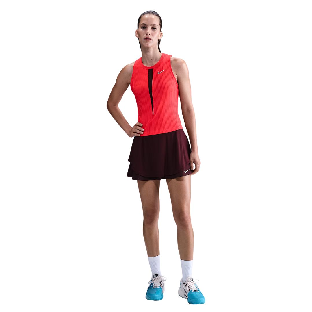 Nike Court Slam Women Tank Top Light Crimson- Padeltøj