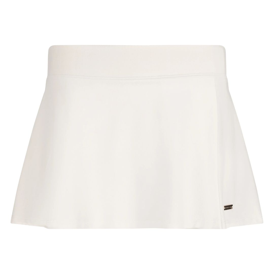 Athlecia Biny Skirt White - Badmintonbekleidung