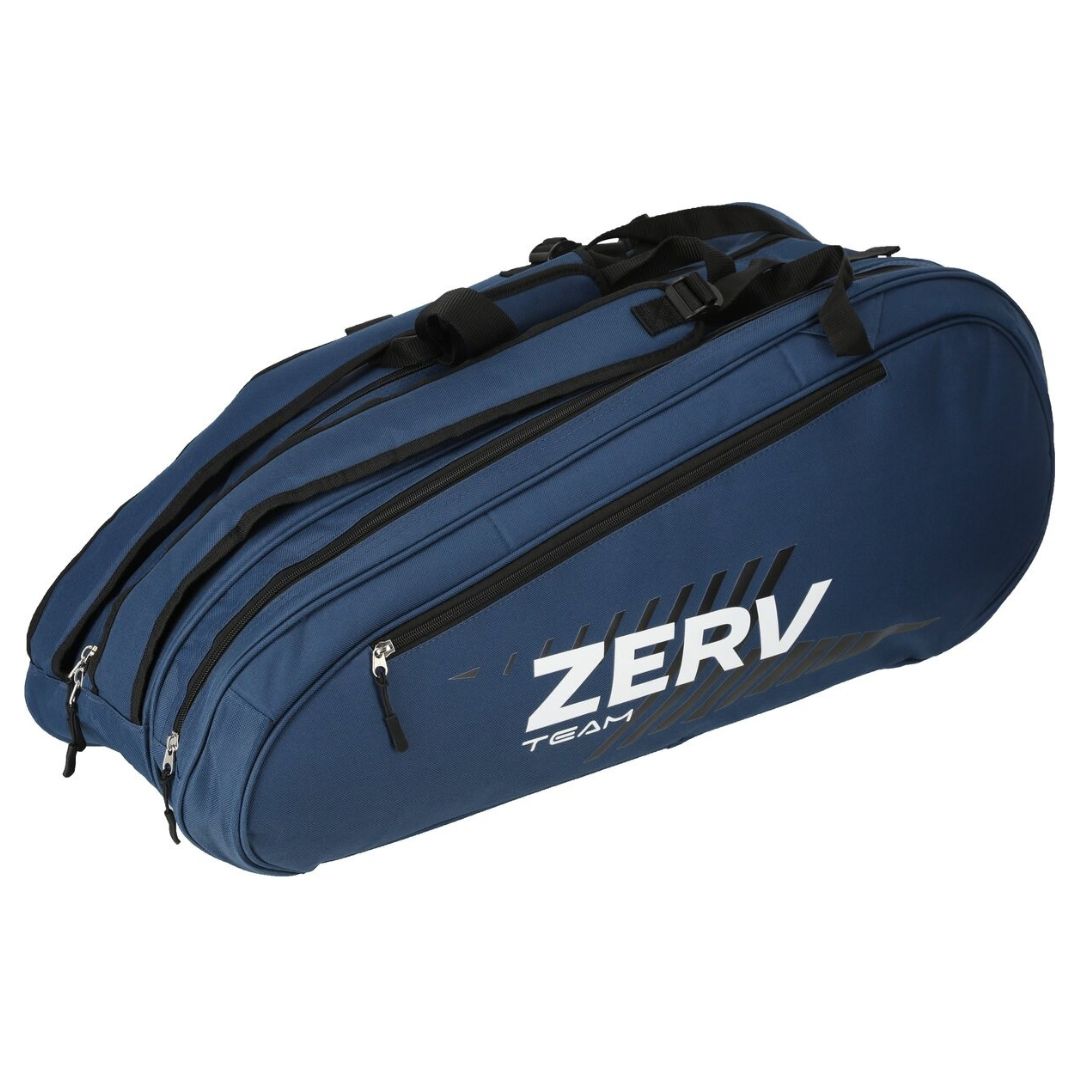ZERV Team Line 6 Bag Blue/White - Badmintontasche
