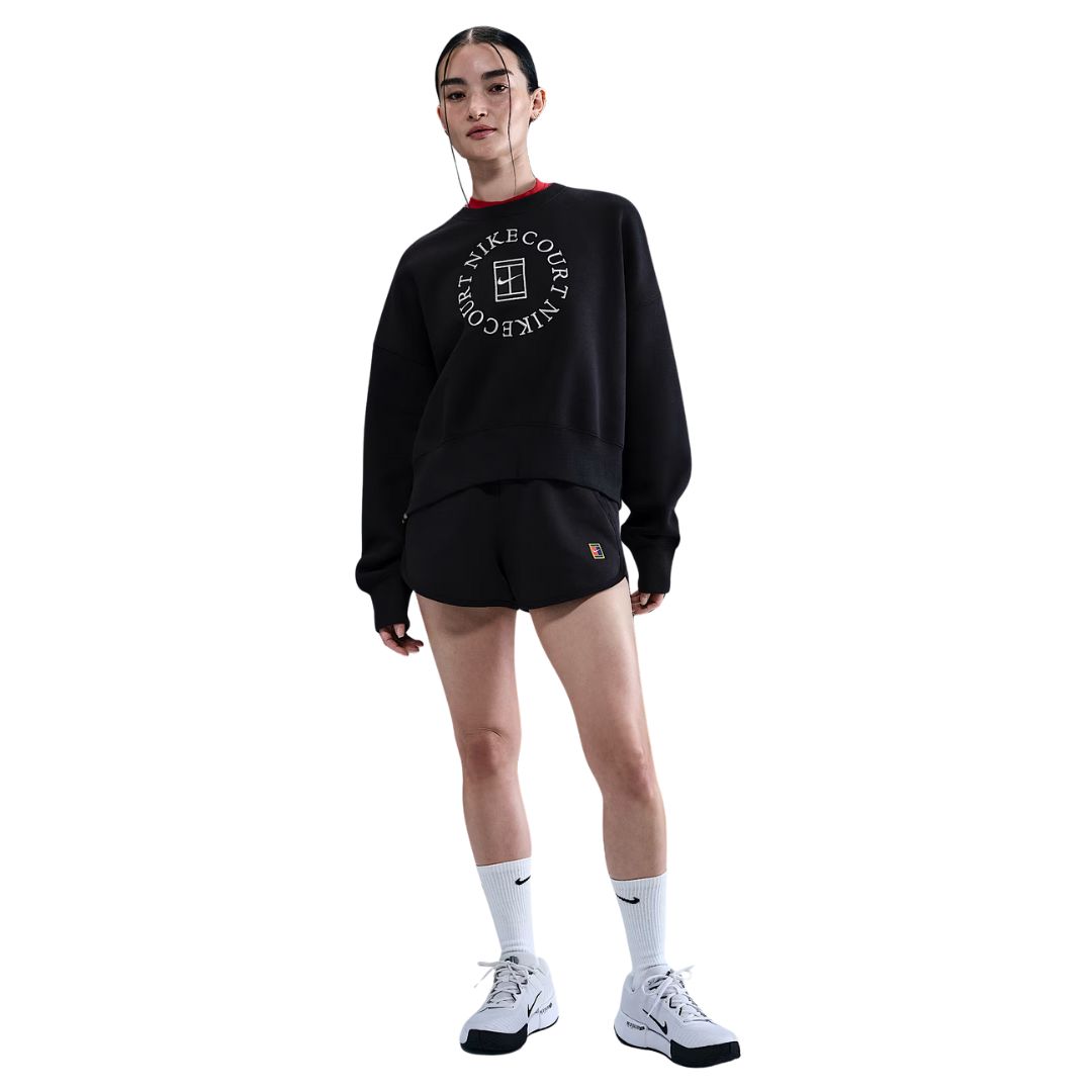 Nike Court Heritage Women Phoenix Fleece Black - Tennis tøj - OUTLET