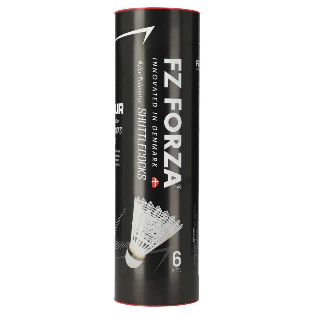 Forza NS Tour White 6 pcs. - Badminton bolde