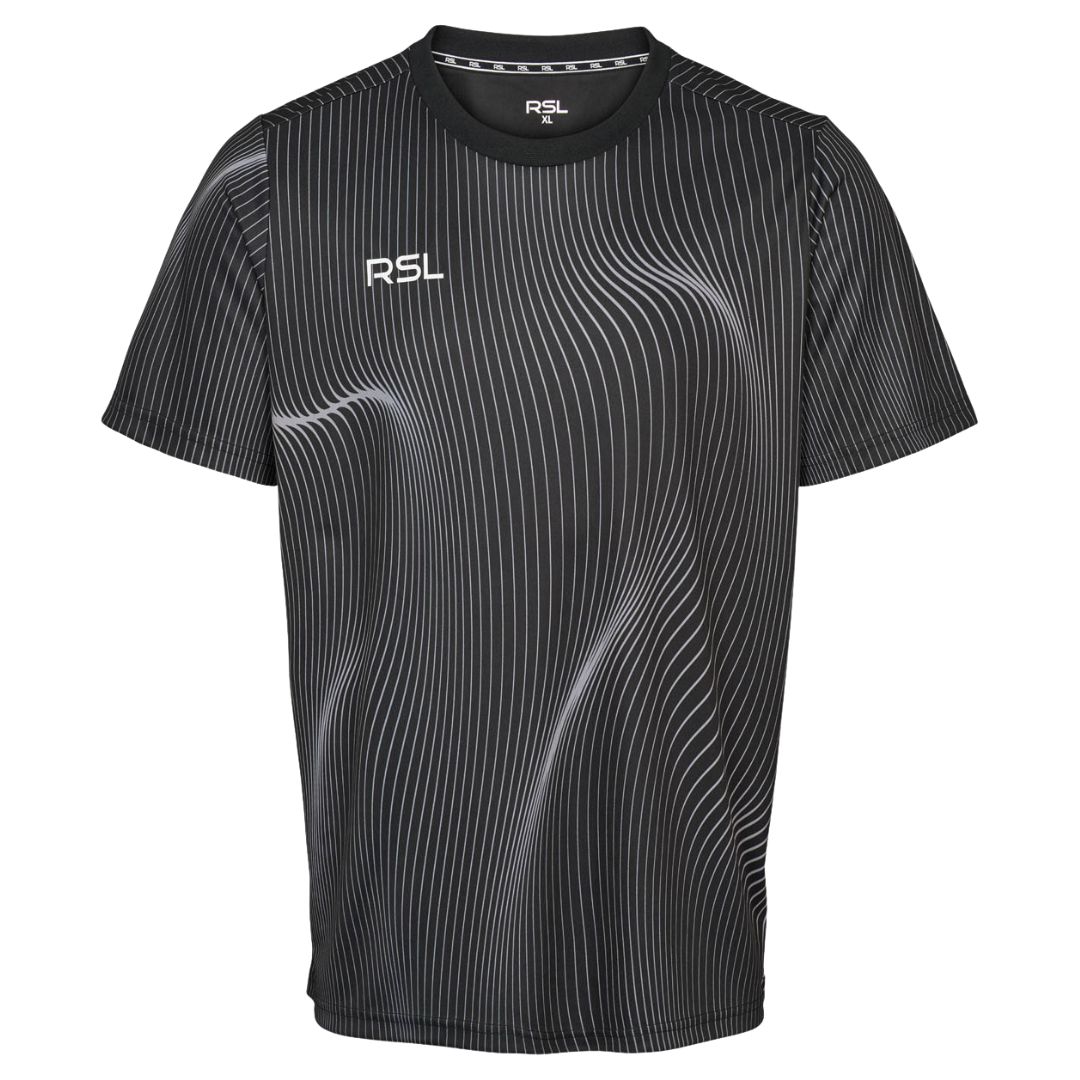 RSL Flow Junior T-shirt Black - Badmintonbekleidung