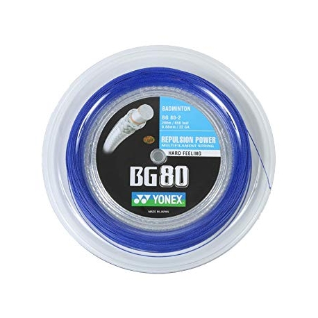 Yonex BG 80 Royal Blue 200m - Badmintonsaiten