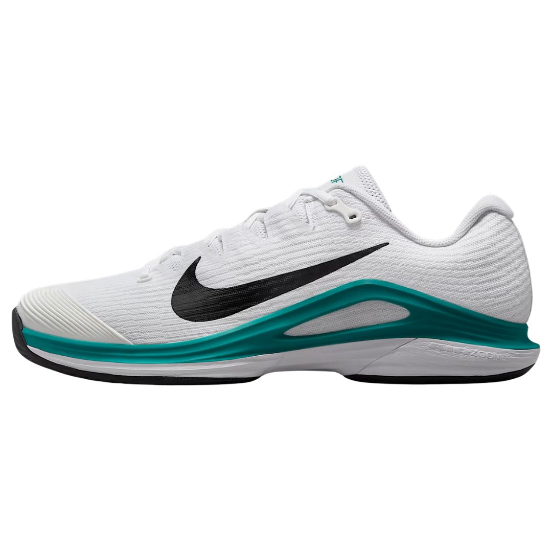 Nike Vapor 12 HC White/Radiant Emerald - Tennis sko - OUTLET