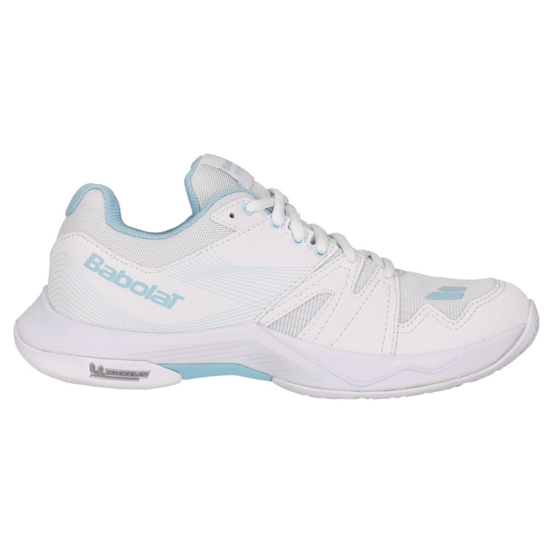 Babolat Shadow Team 2 Women White/Blue - Badminton schuhe