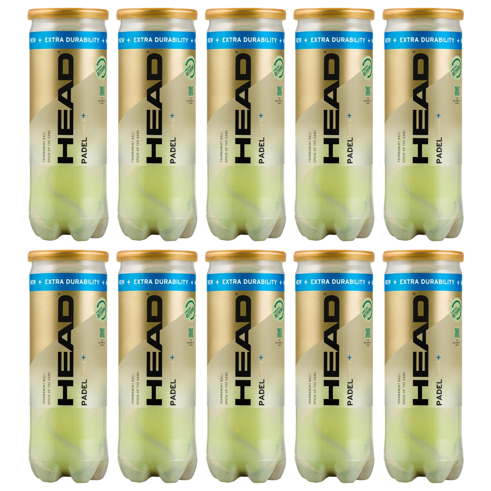 10x Head Padel Pro S+ - Padel Bolde