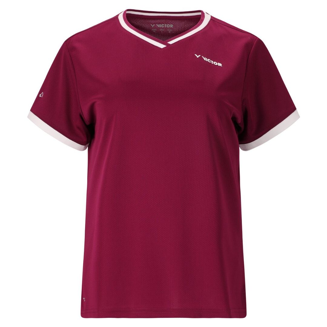 Victor T-51038 Women T-shirt Red - Badmintonbekleidung