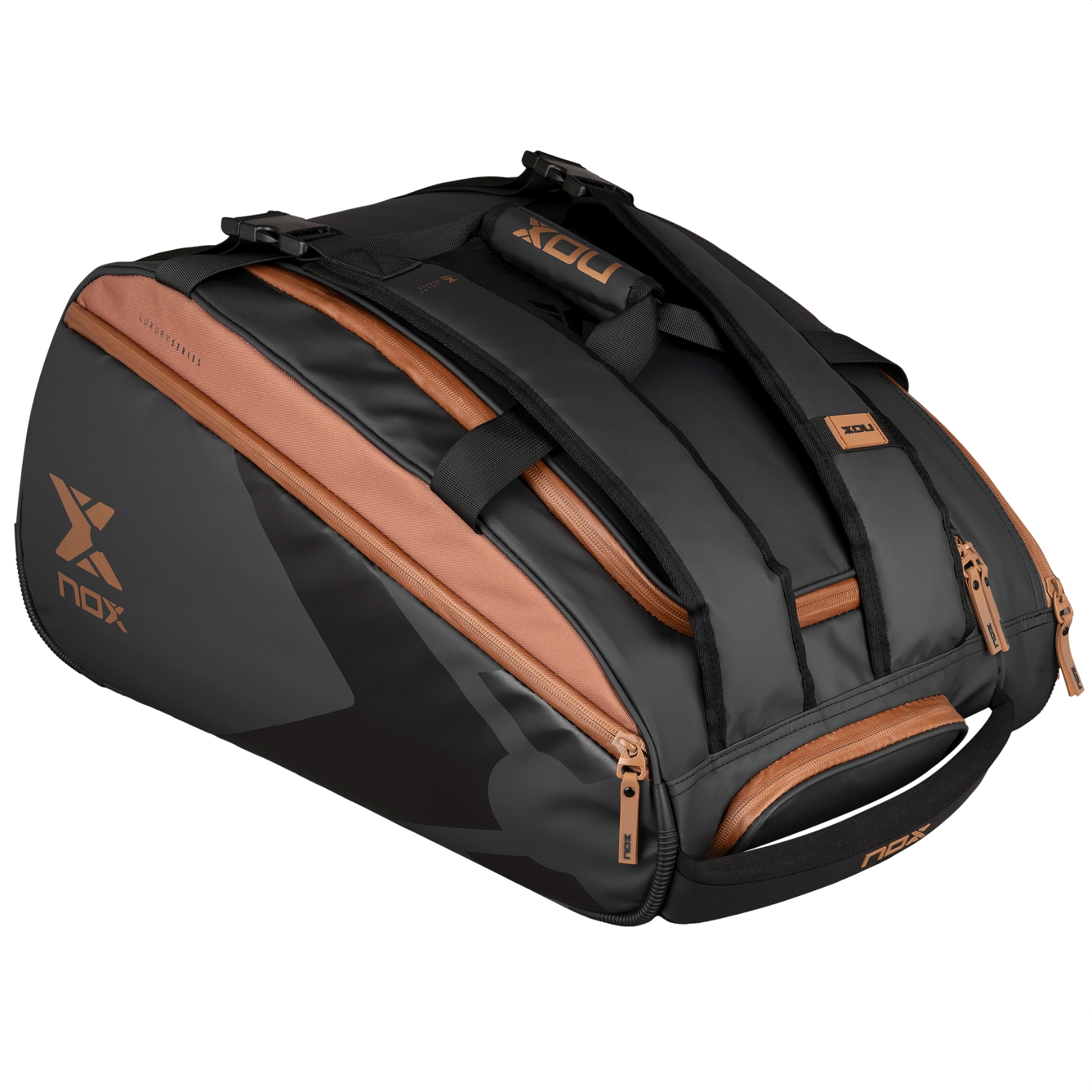 Nox Luxury Open Series Padelbag Black Brown, foto 2
