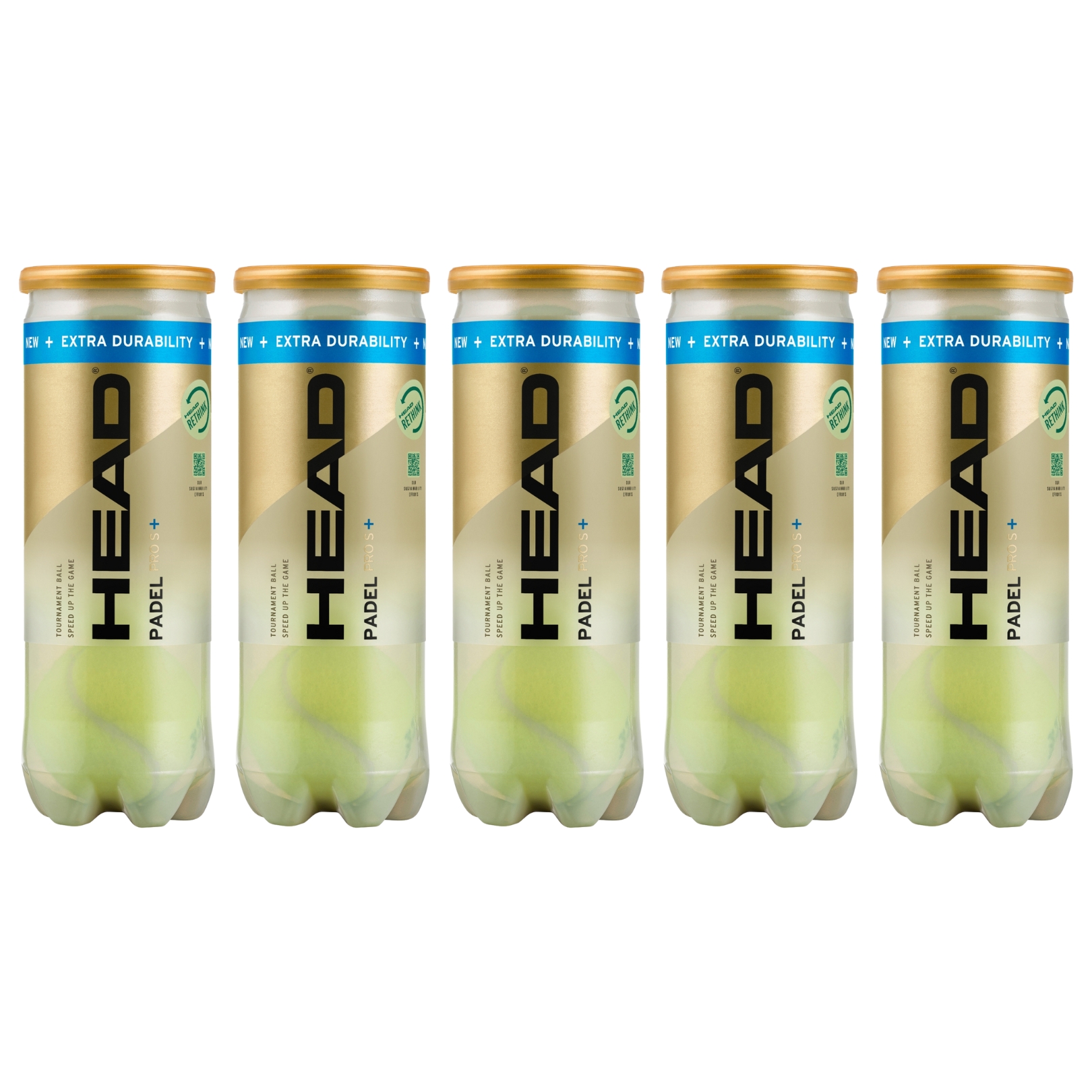 5x Head Padel Pro S+ - Padel Bolde