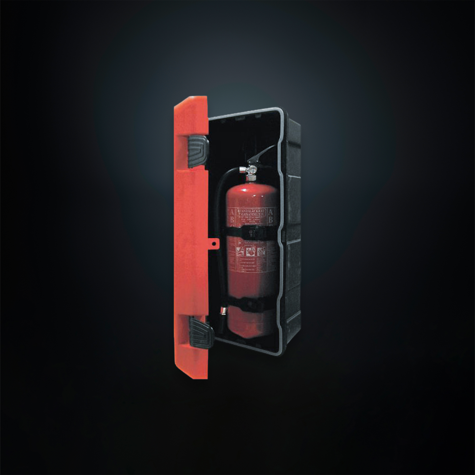 FIRE EXTINGUISHER 6KG + CABINET