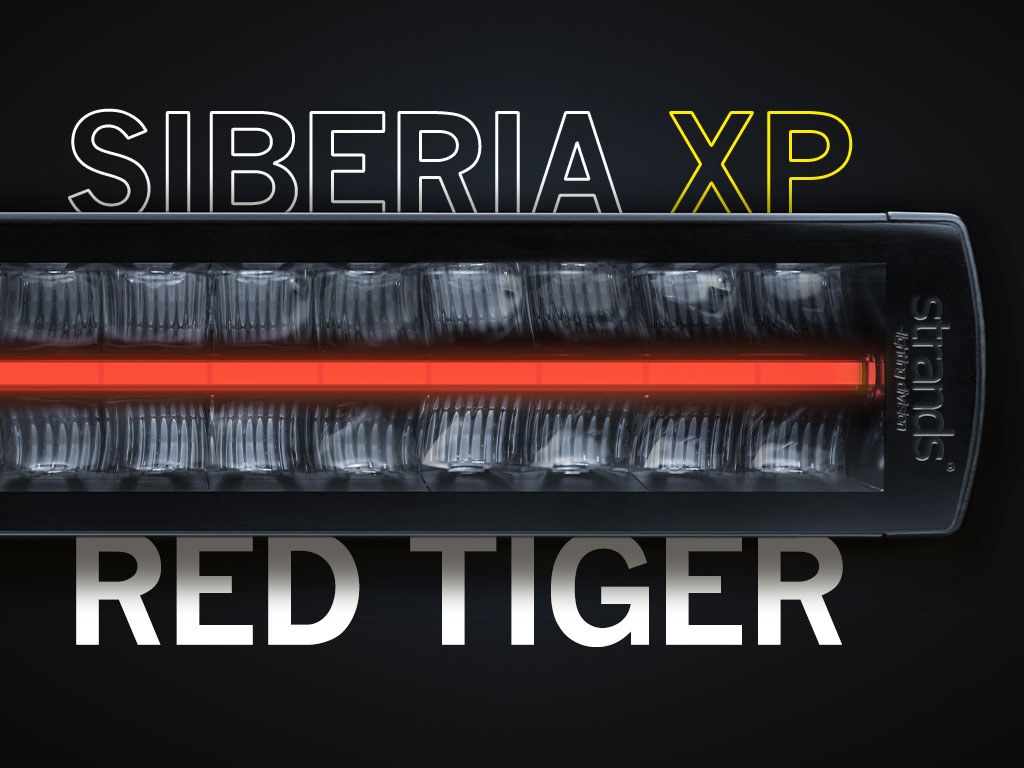 SIBERIA XP RED TIGER WORK LIGHT BAR 12"