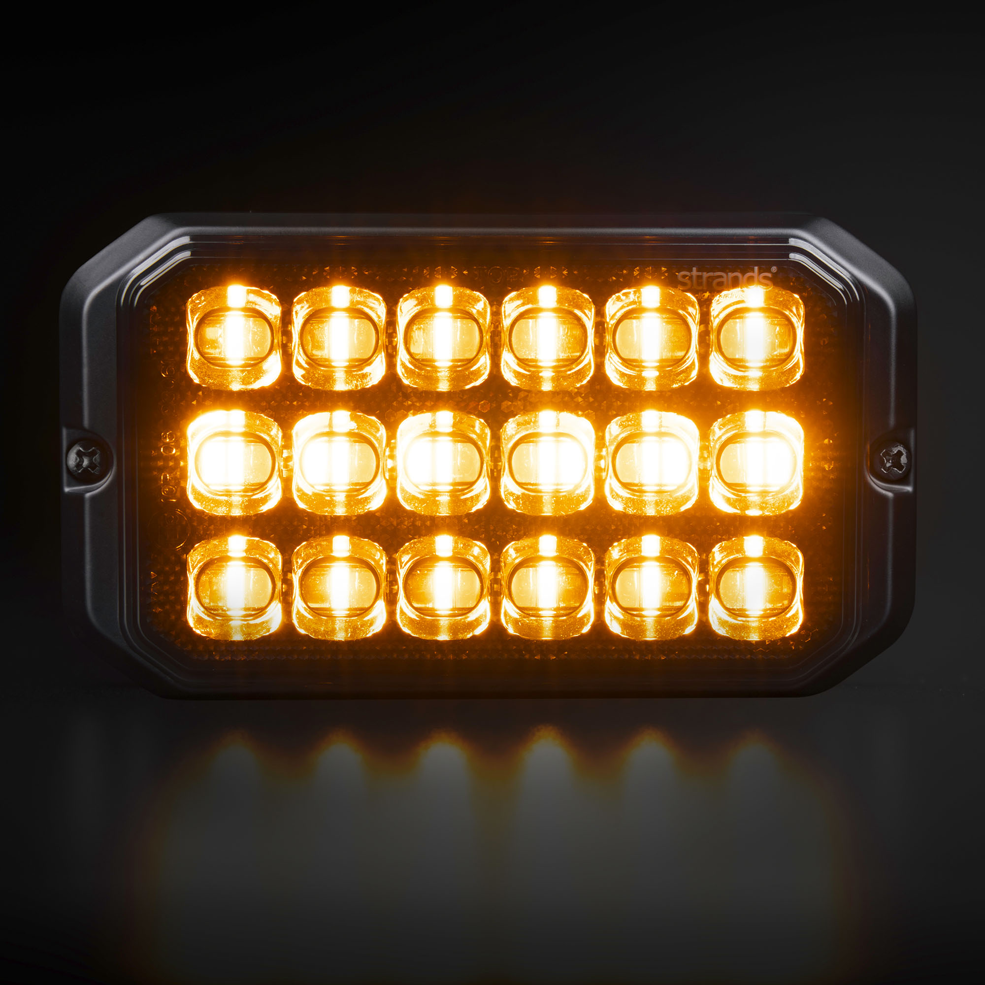 DARK KNIGHT DUO DIRECTIONAL WARNING LIGHT 18 LED