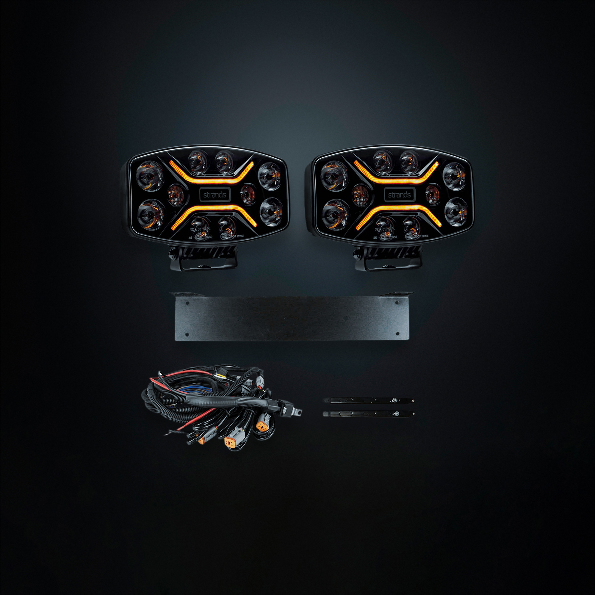 KOMPLETT KIT 2X DARK KNIGHT INSANE LED