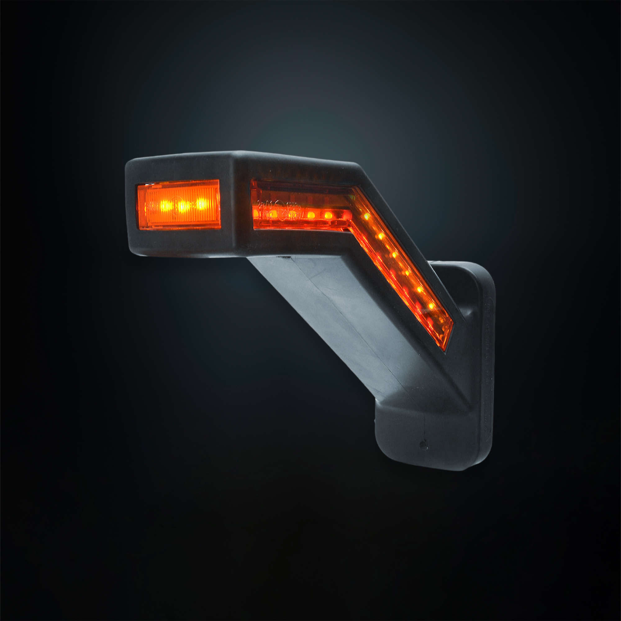 STRANDS RUBBER ARM LEFT 5 FUNC. POSITION LIGHT WITH DYN. INDICATOR