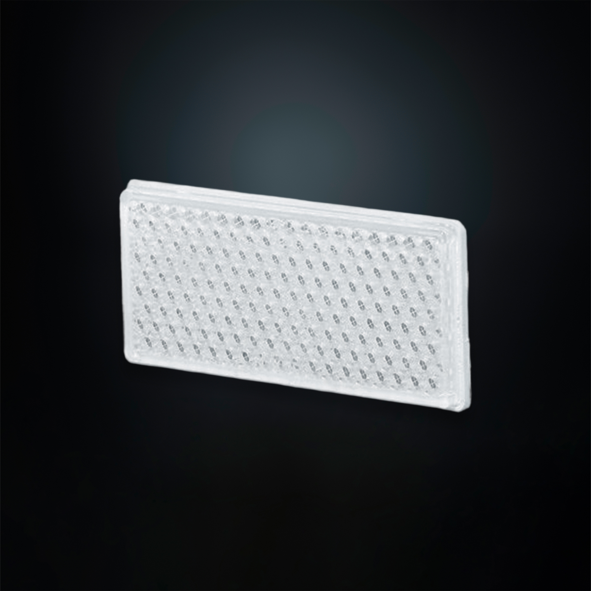 STRANDS WHITE REFLEX RECTANGULAR