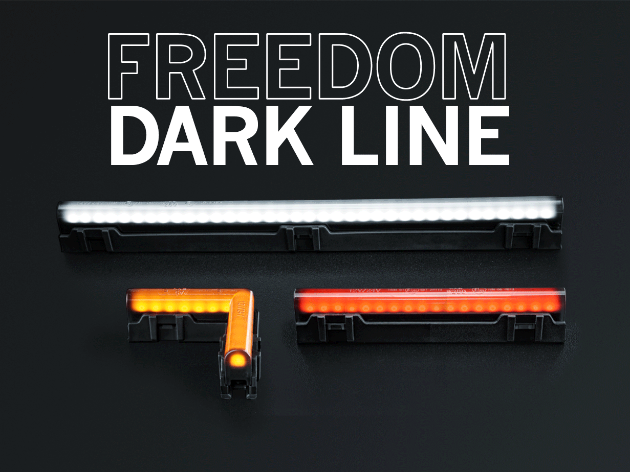 FREEDOM Dark Line HÖRN bakre positionsljus