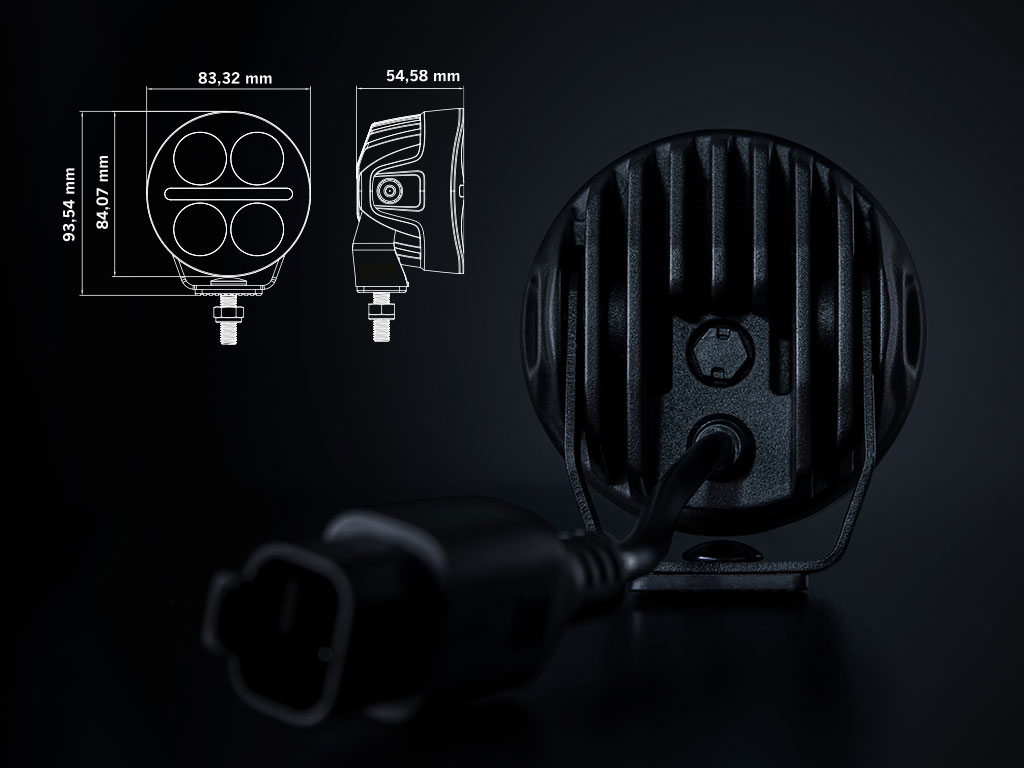 NUUK D-LINE MC DRIVING LIGHT 3"