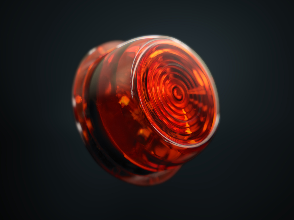 VIKING SIDE MARKER AMBER LENS 6 LED, 10M CABLE