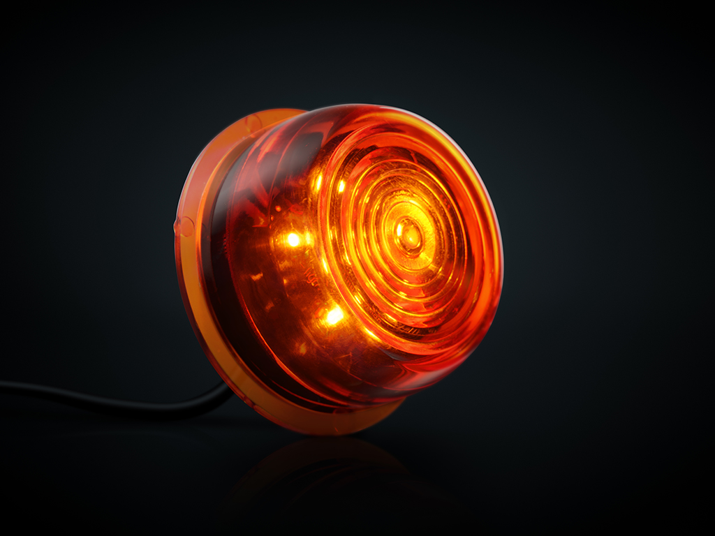 VIKING SIDE MARKER AMBER LENS 6 LED, 10M CABLE