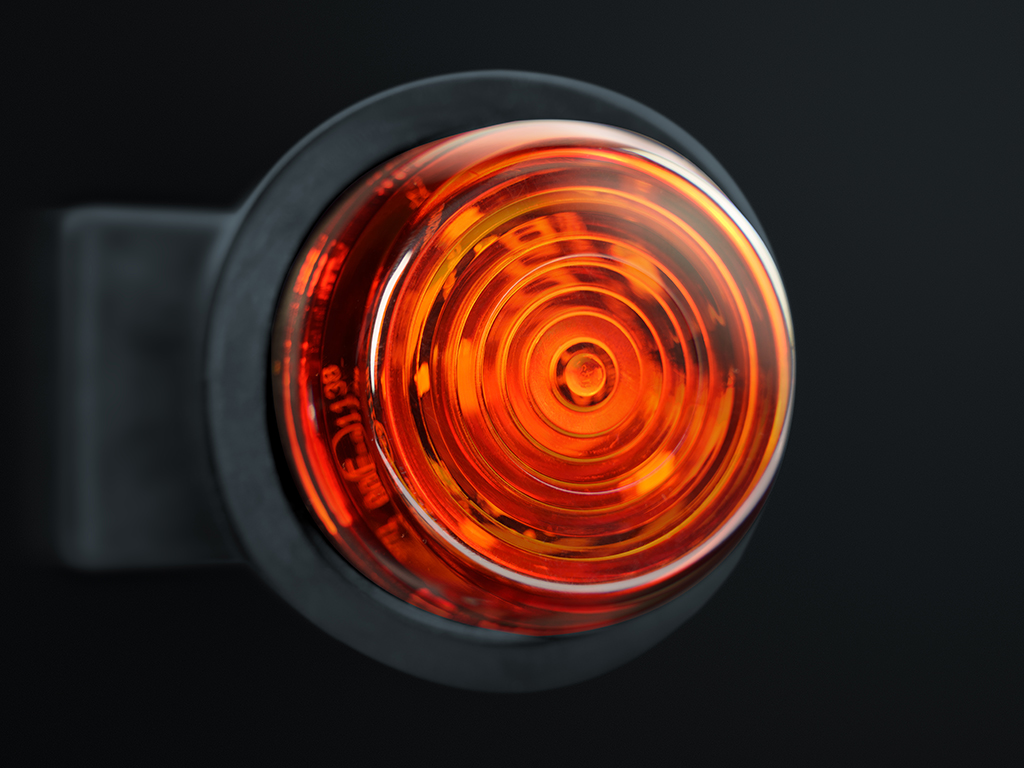 VIKING SIDE MARKER AMBER LENS 6 LED, 10M CABLE