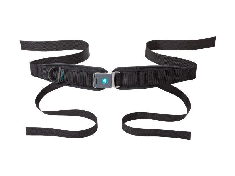 Hip Belt, Bodypoint, 4 Point Padded, Centre Pull, Rehab Latch, Flat Mount, Medium