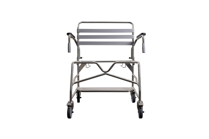 Shower Commode, Attendant Propelled, Sliding Footplate, 710mm, Juvo, Xtra Care