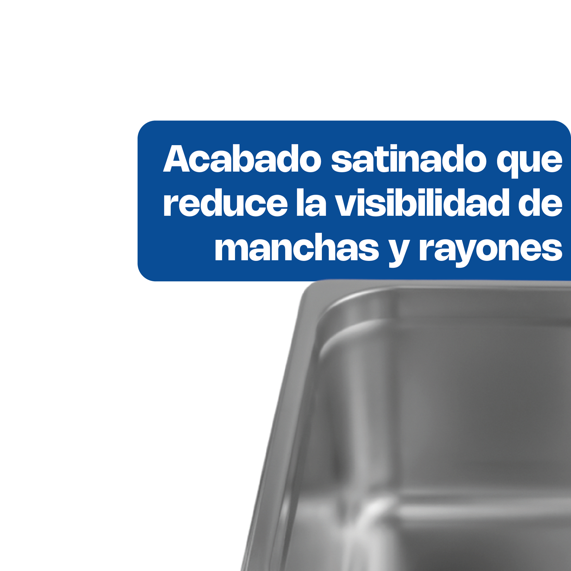 Inserto de Acero Inoxidable Medio 8" · detalle 6