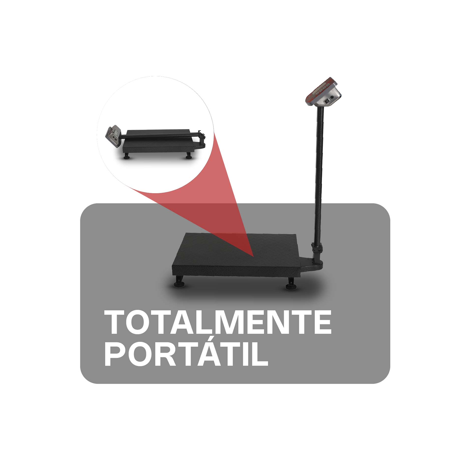 Báscula de Plataforma Plegable 200 kg · detalle 3