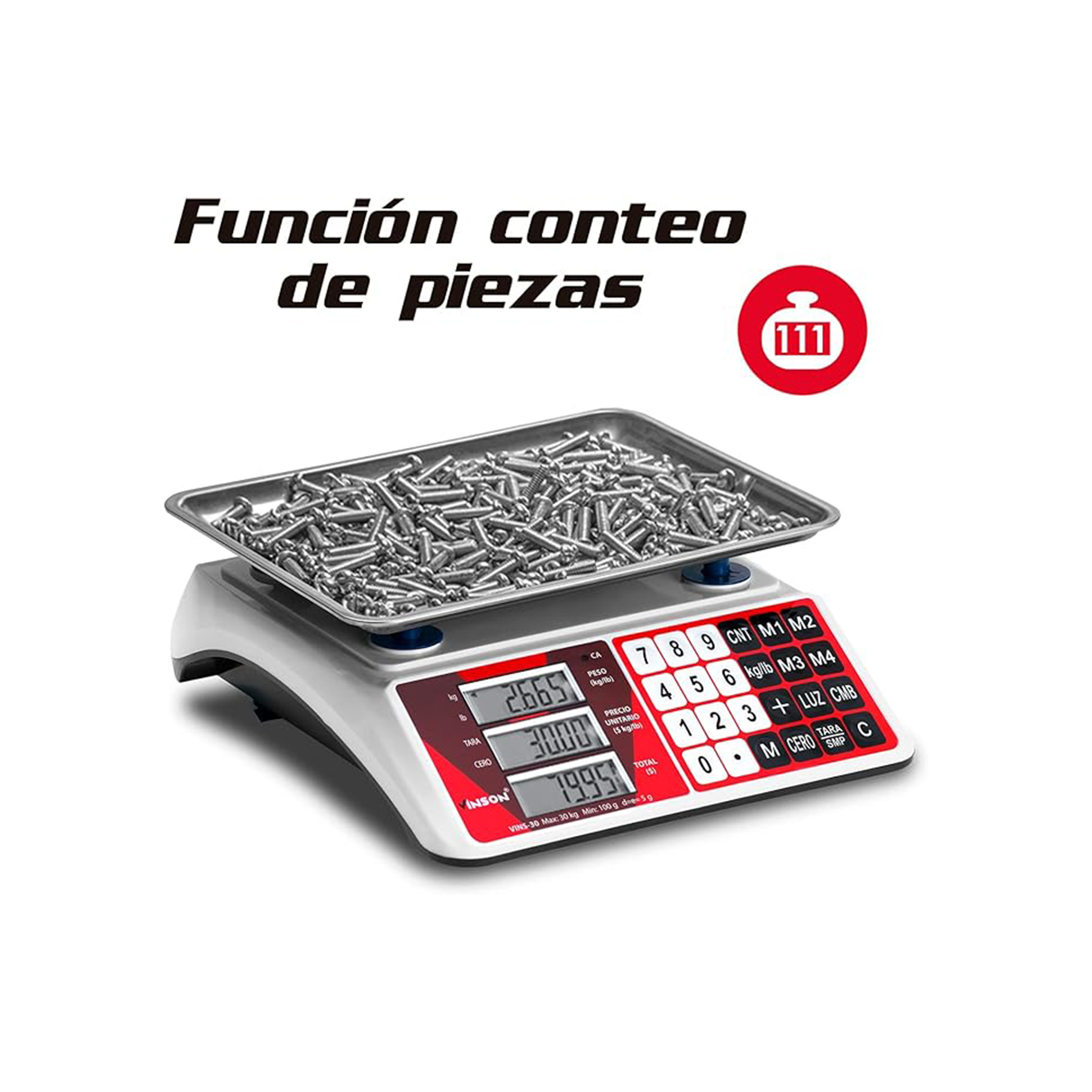Báscula Electrónica Multifunciones 30 kg · detalle 5