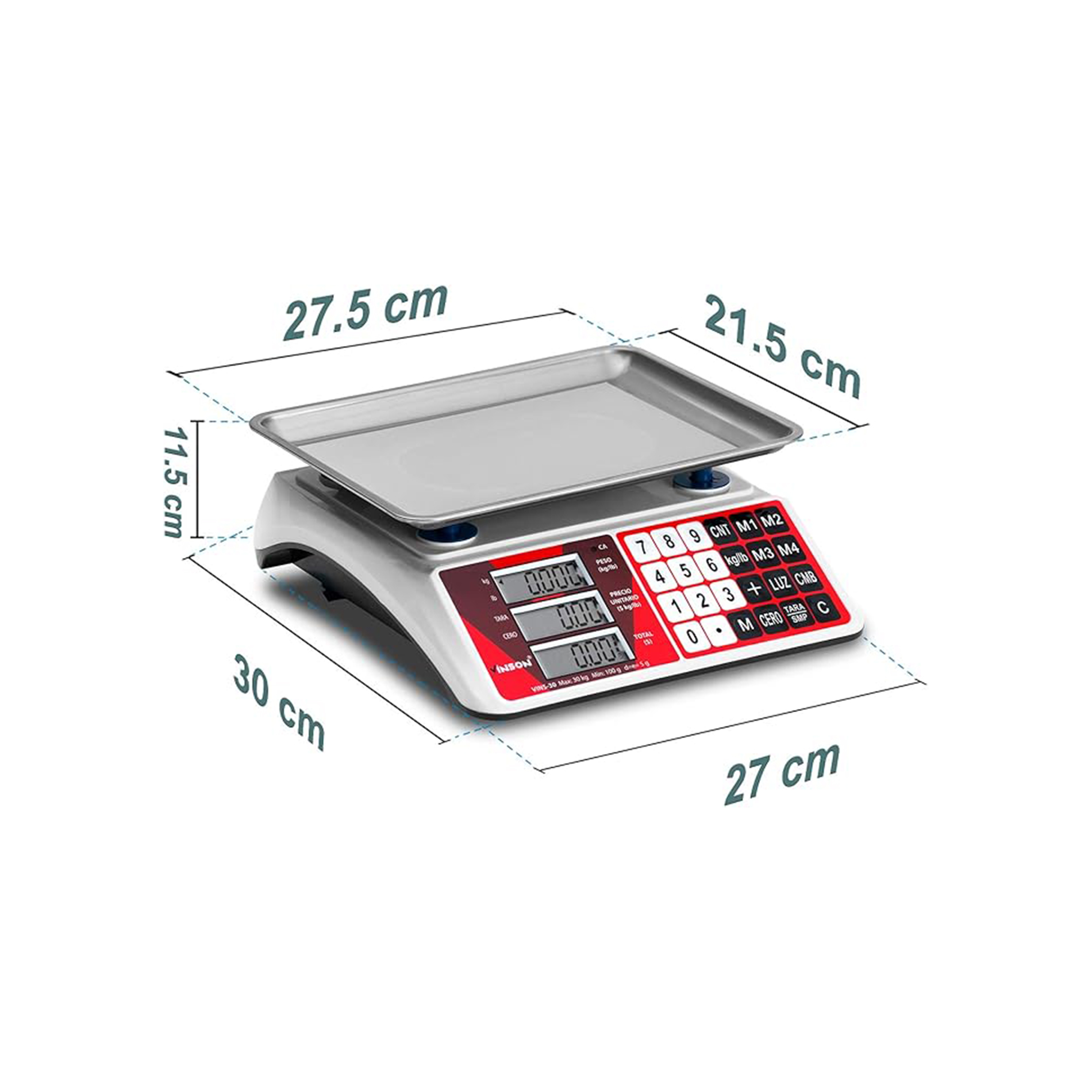 Báscula Electrónica Multifunciones 30 kg · detalle 6