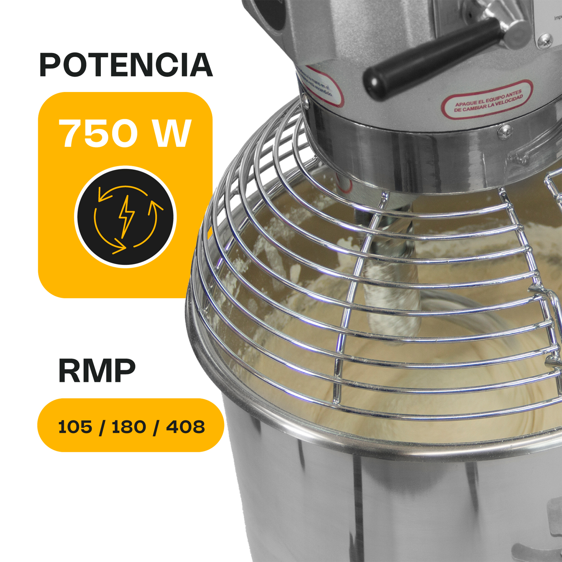 Batidora Planetaria 20 L · detalle 3