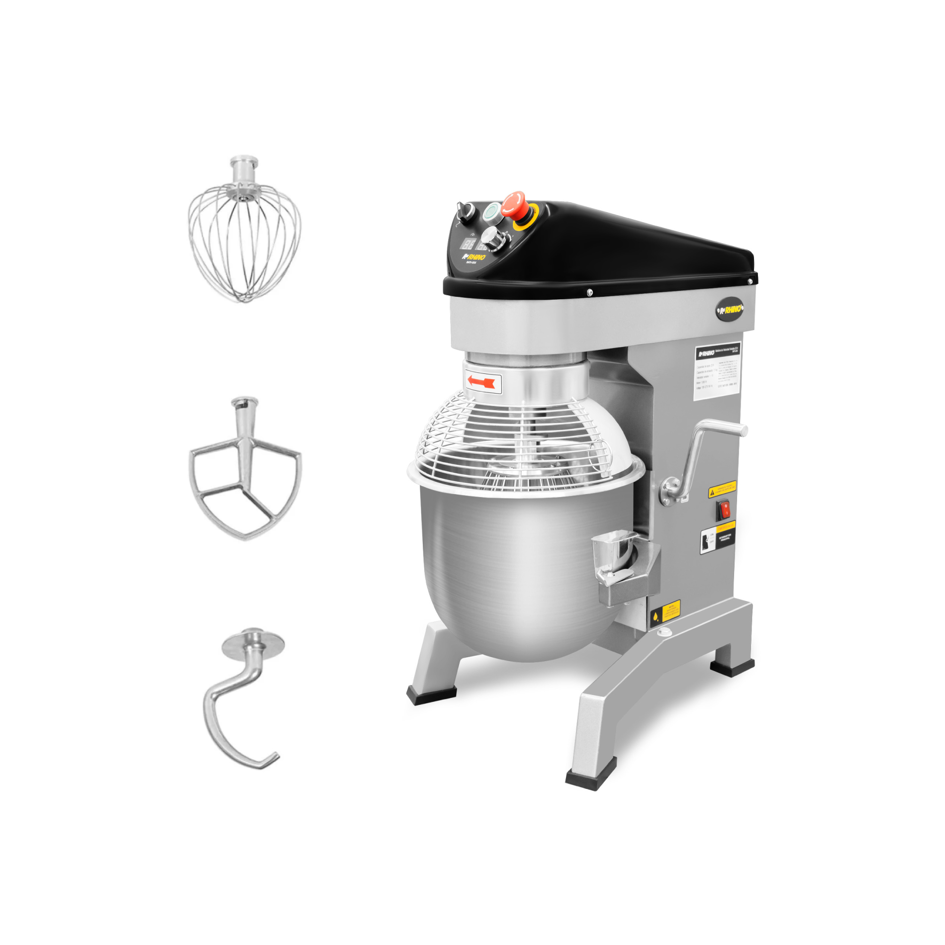 Batidora Planetaria de Velocidad Variable 20 L · detalle 1