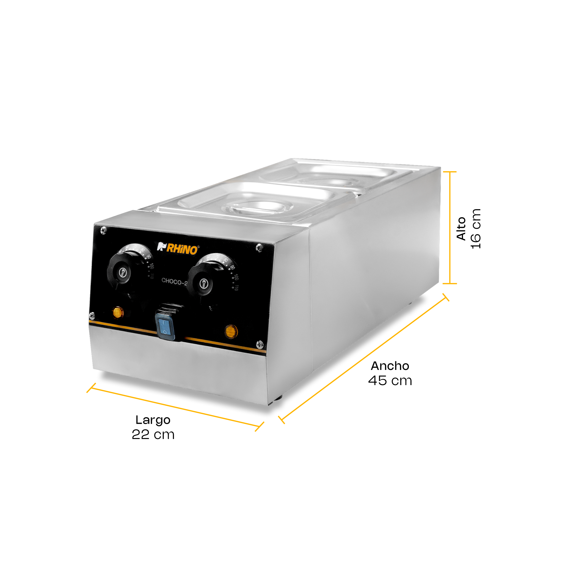 Templadora de Chocolate 1,040 W · detalle 2