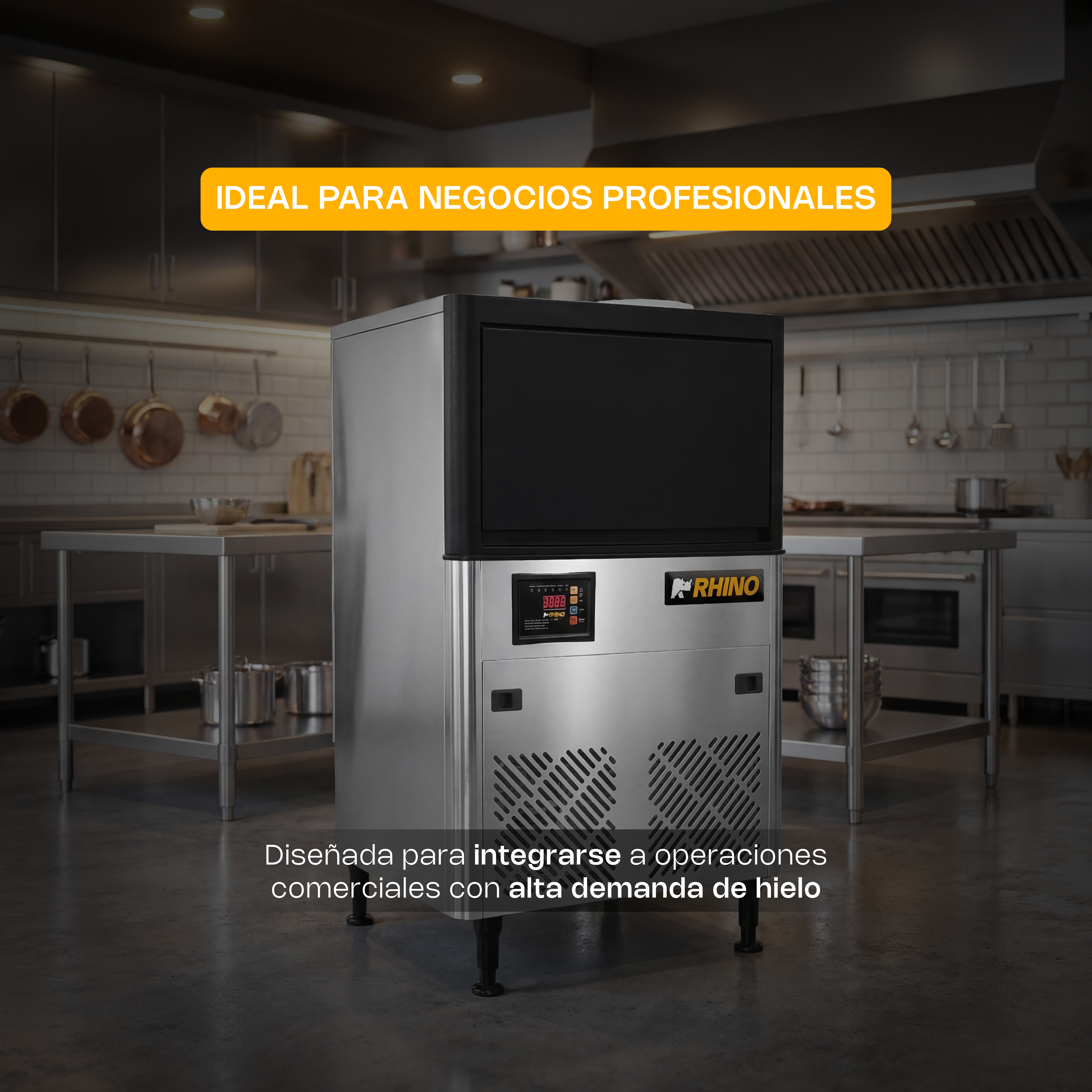Fábrica Multifuncional de Hielo en Cubo 40 kg · detalle 7