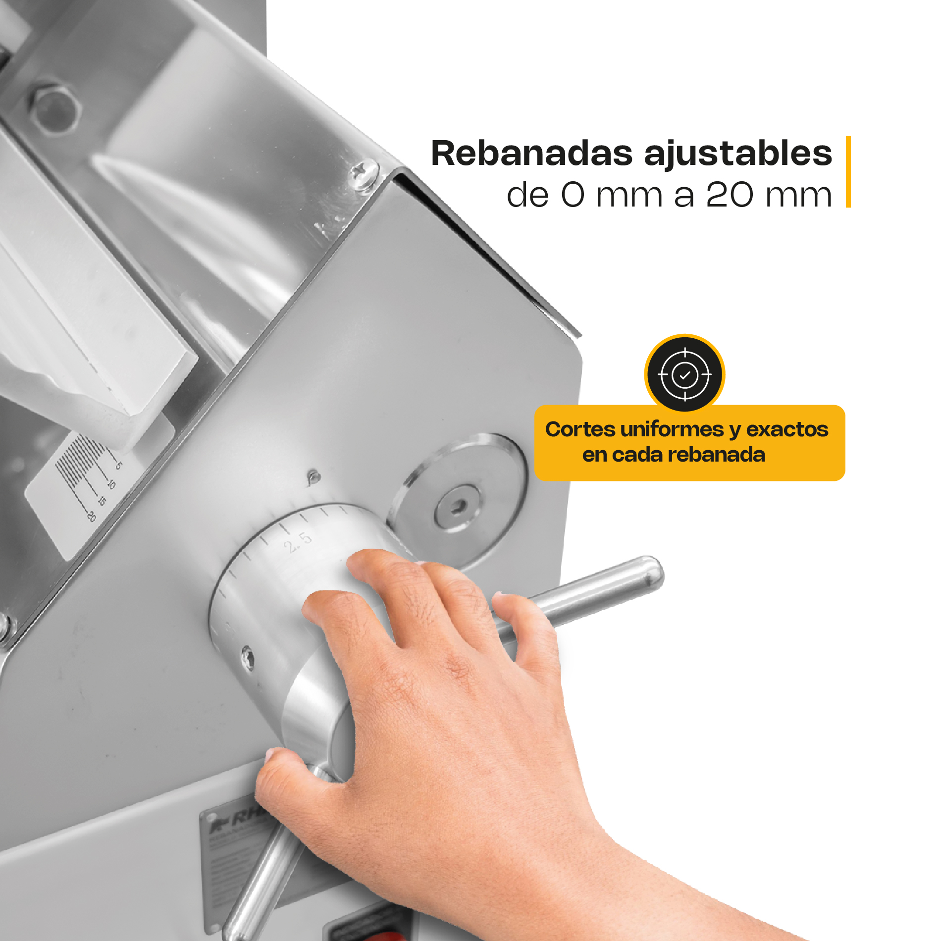 Rebanadora Automática para Carne Semi Congelada 363 mm · detalle 4