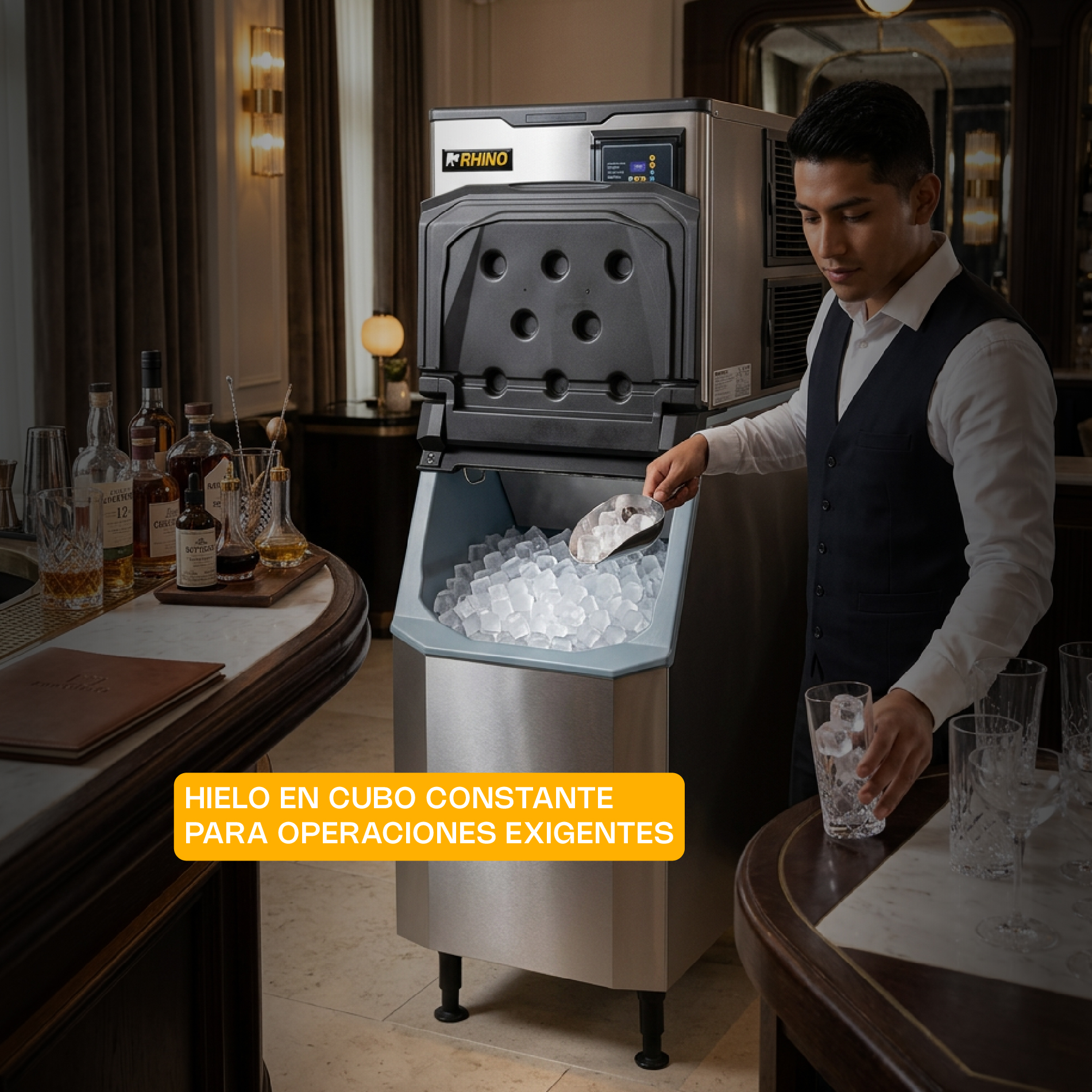 Fábrica de Hielo en Cubo 230 kg · detalle 8
