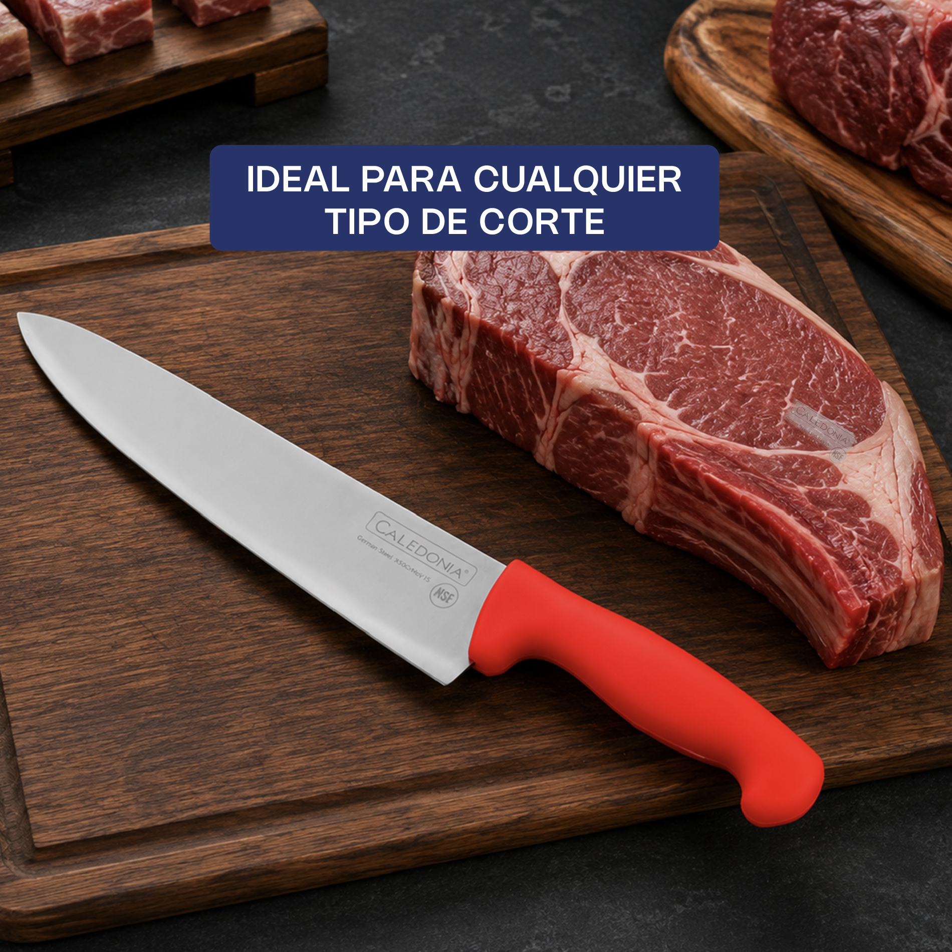 Cuchillo Chef 10" · detalle 7