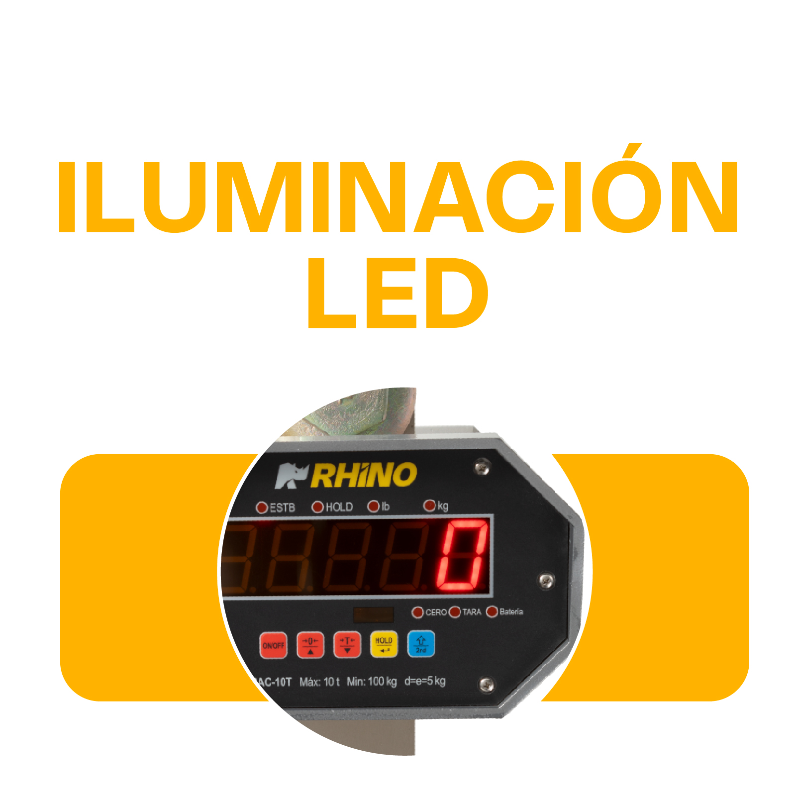 Báscula Electrónica Colgante 10,000 kg · detalle 3