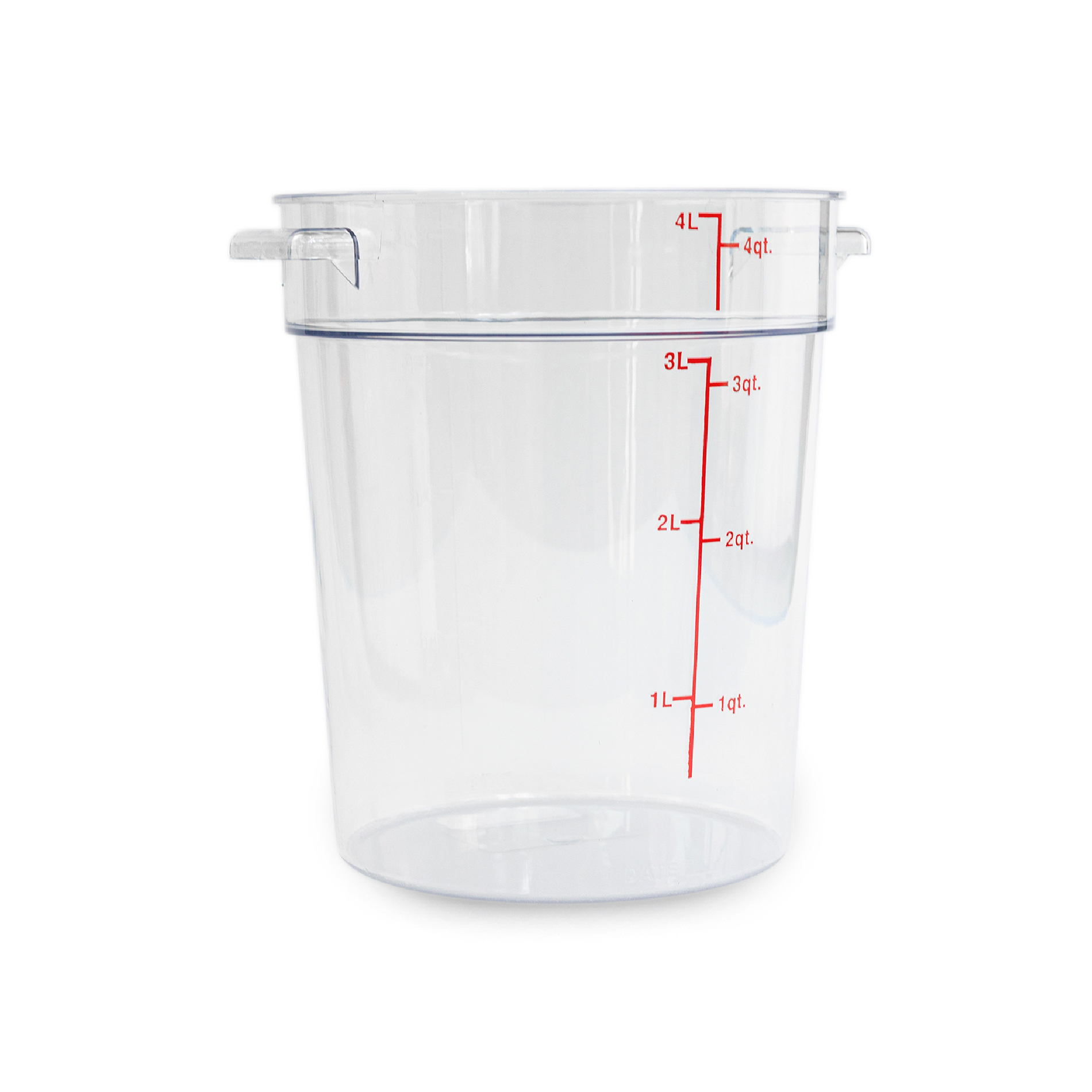Recipiente Redondo de Policarbonato 4 qt · detalle 2