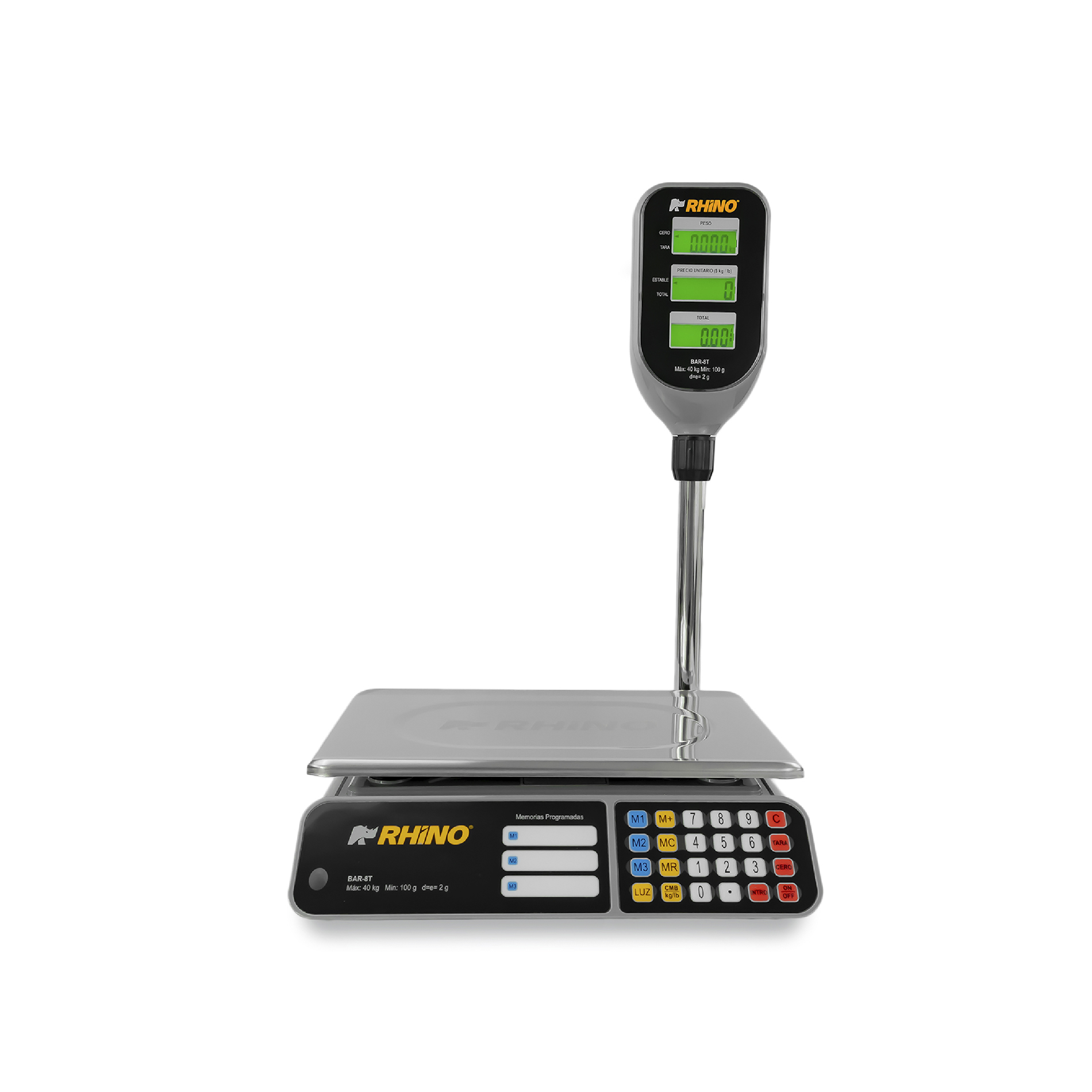 Báscula Electrónica Multifunciones con Torreta 40 kg · detalle 1