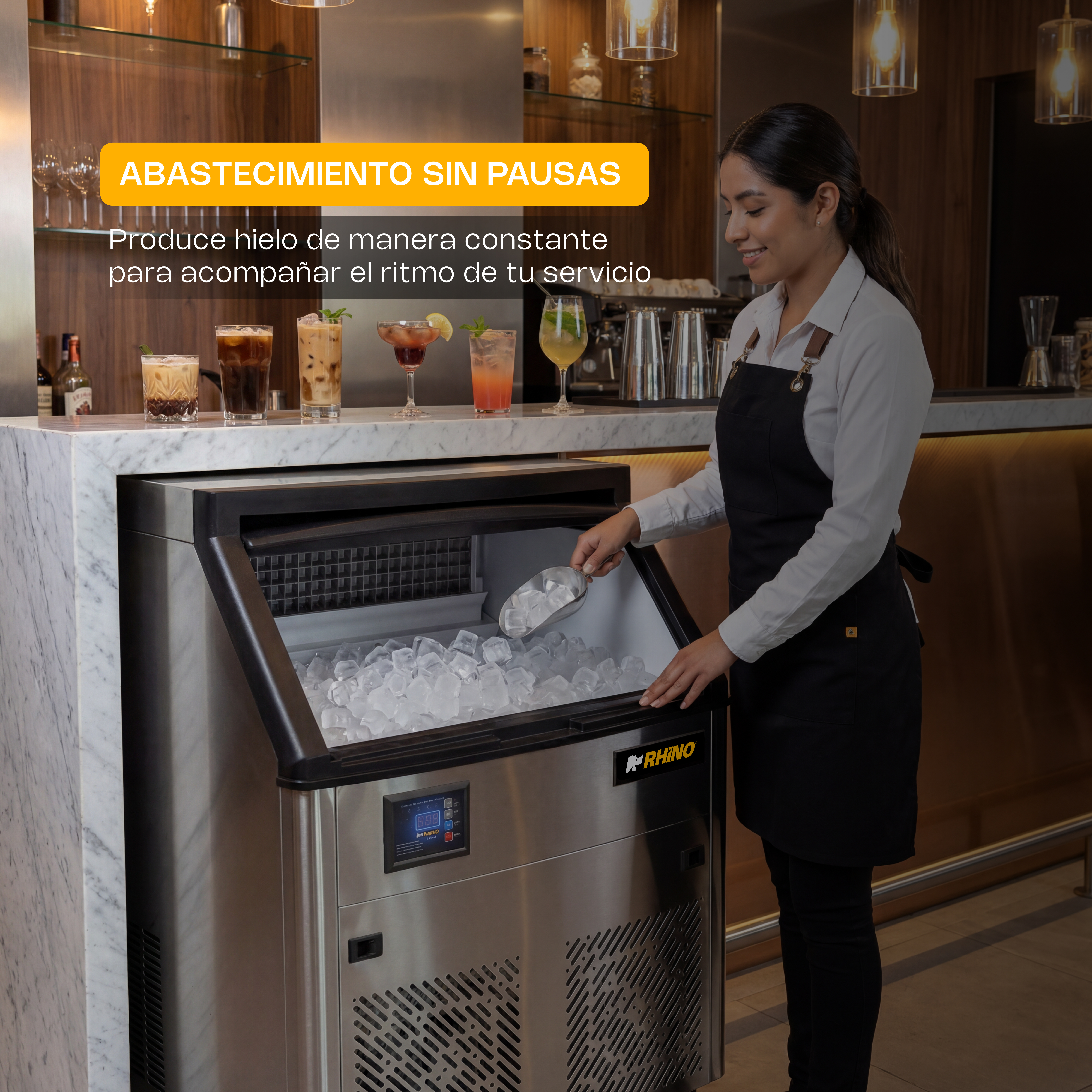 Fábrica de Hielo en Cubo 100 kg · detalle 5