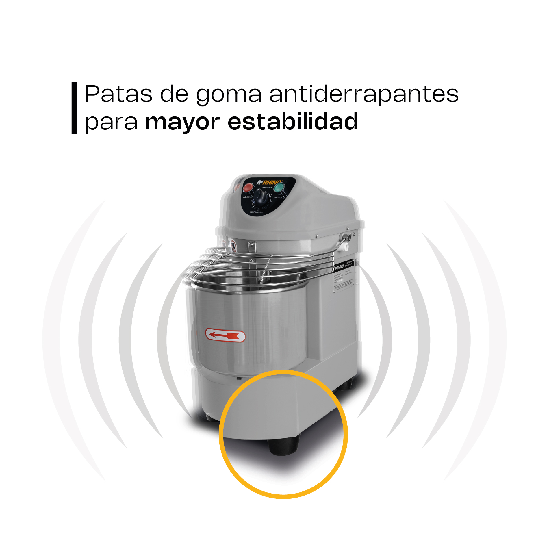 Amasadora 10 L · detalle 7