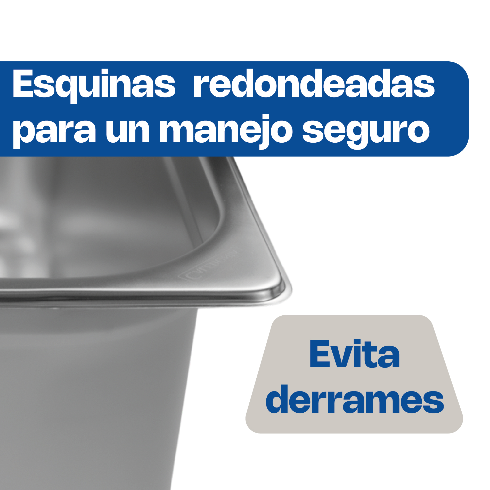 Inserto de Acero Inoxidable Entero 8" · detalle 5