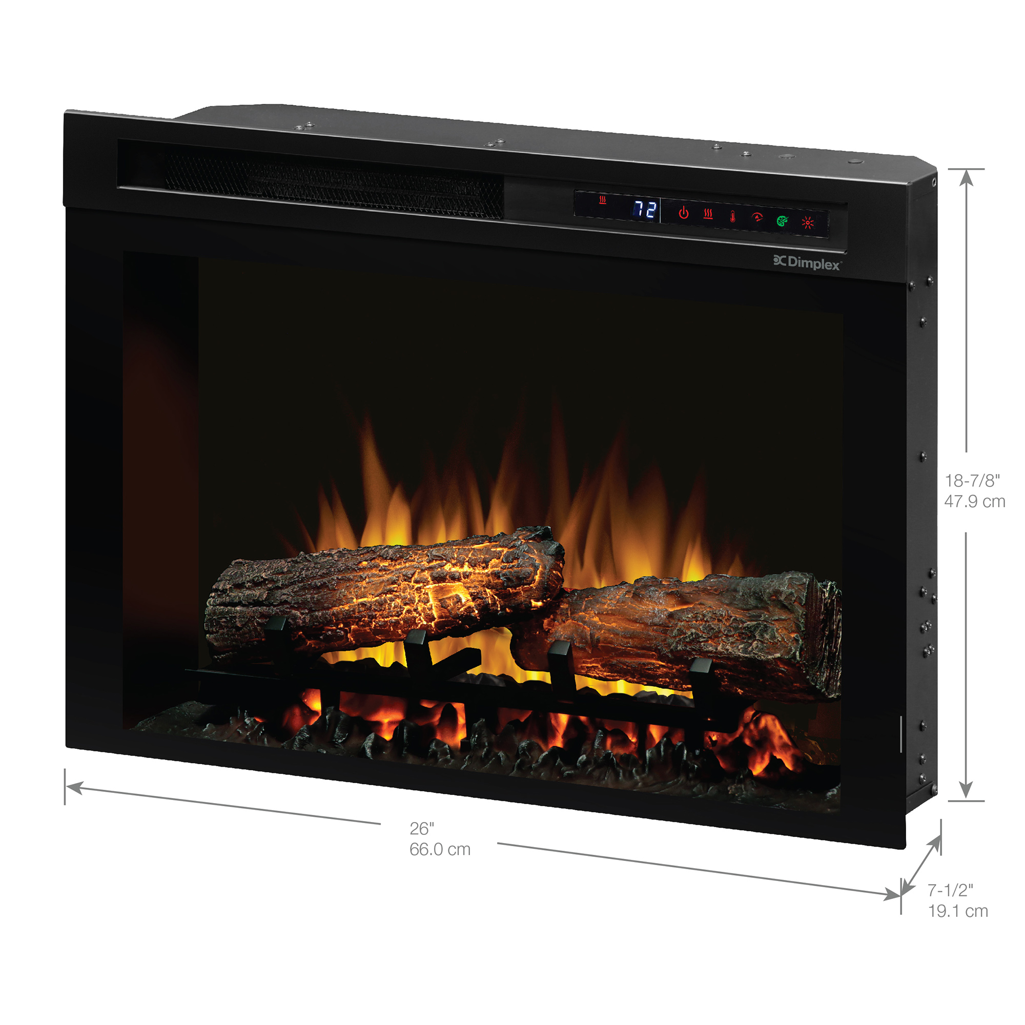 XHD26L overall appliance dimension drawing